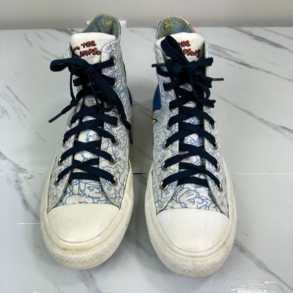 Converse All Star The Simpsons 2013 Chuck Taylor Bart Homer Sneakers Casual Shoe - Picture 6 of 12